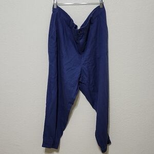 GAP Blue Ankle Cropped Jogger Pants